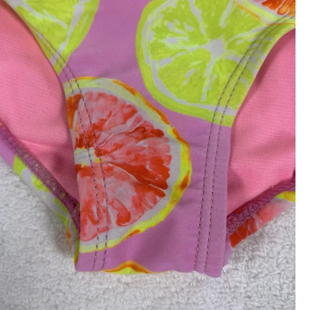 Bmagical One Piece Swimsuit Girls 6 Pink Citrus Fruit Summer Beach Vacation Cute